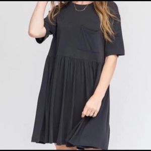 NWT Agnes & Dora Kahlo black tunic/dress size M